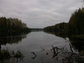 08.10.2005 11:51  Chornoe lake Озеро Черное, вид с юга