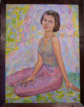 Лида Свиридова, портрет Владимира Свиридова