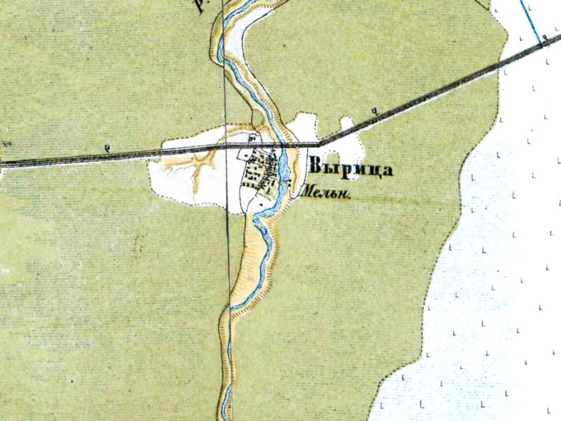 Подробная топографическая карта окрестностей Санкт-Петербурга. Верстовка 1870-1890 годов