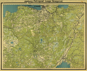 Довоенная топографическая карта Эстонии 1938 года
