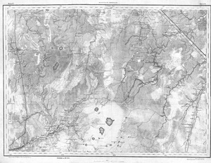 Карта 1910 года к юго-востоку от Вырицы